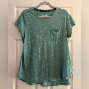 Teal Blue Smartwool Pocket Shirt